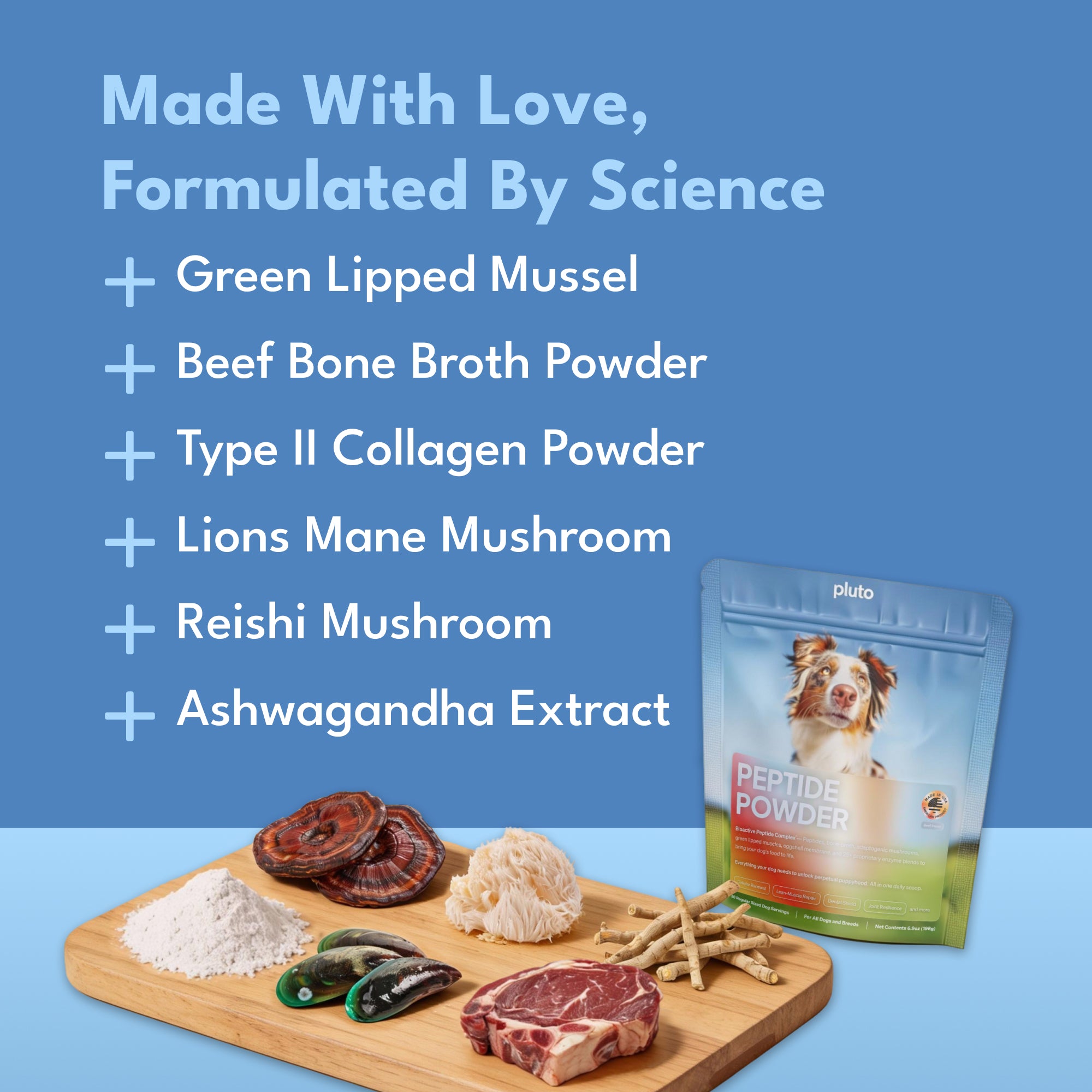 The Daily Wellbeing Peptide Powder That Gives You Your Dog Back