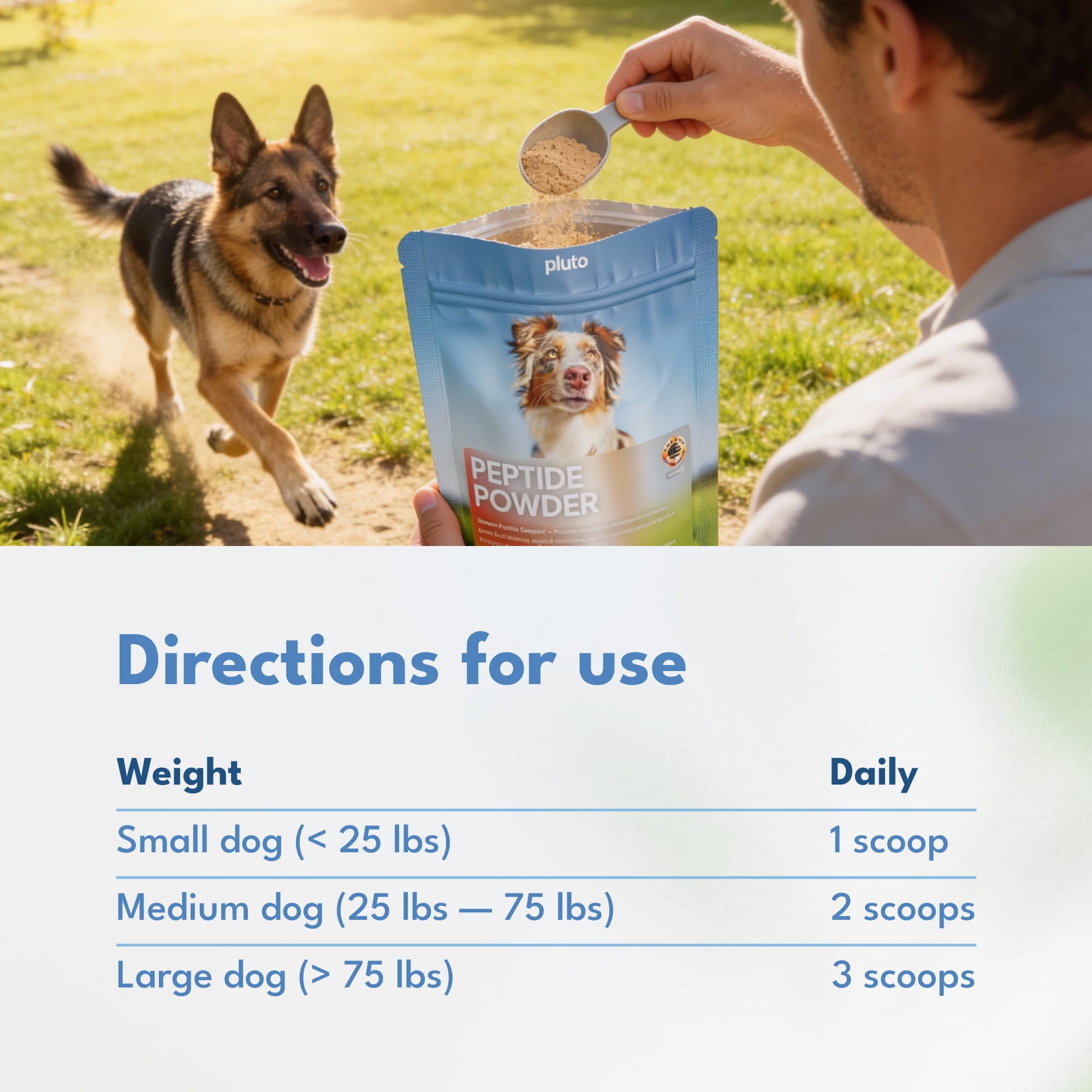 The Daily Wellbeing Peptide Powder That Gives You Your Dog Back